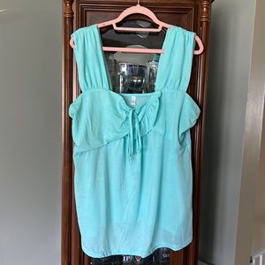Gently worn teal tank